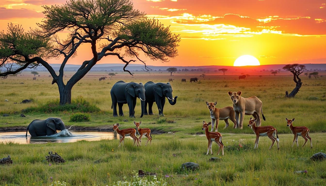 Baby Animals in Serengeti