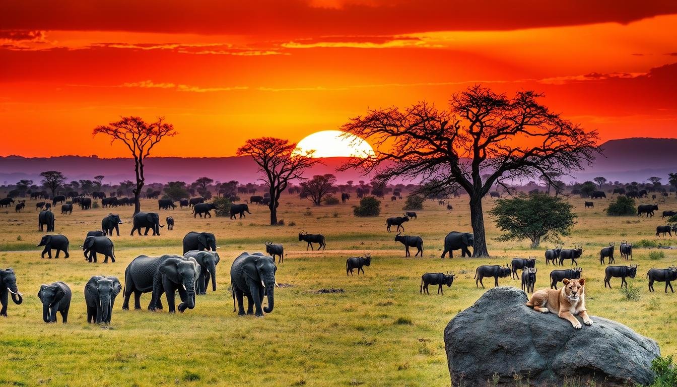 Serengeti wildlife